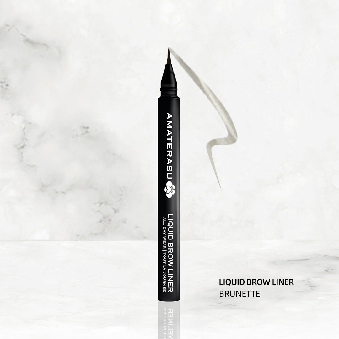 Image featuring Amaterasu liquid brow liner in brunette color.