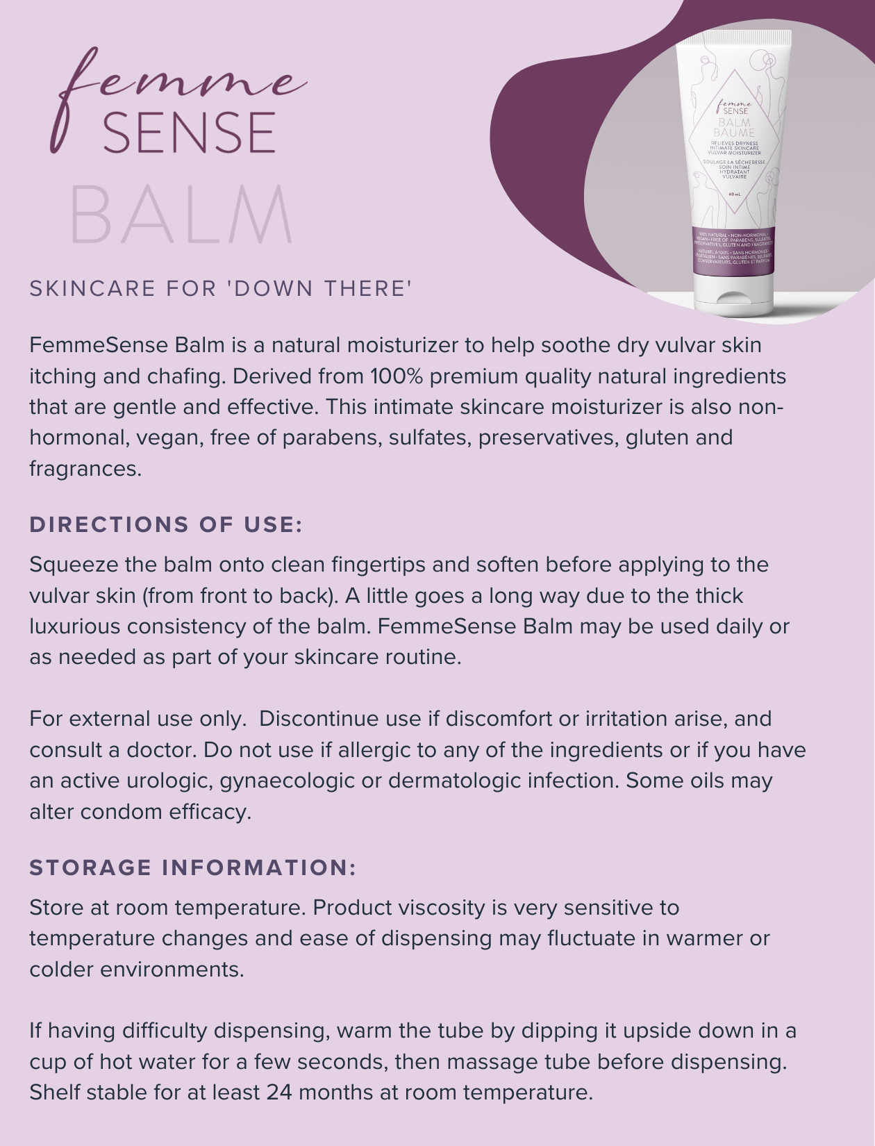FemmeSense Balm