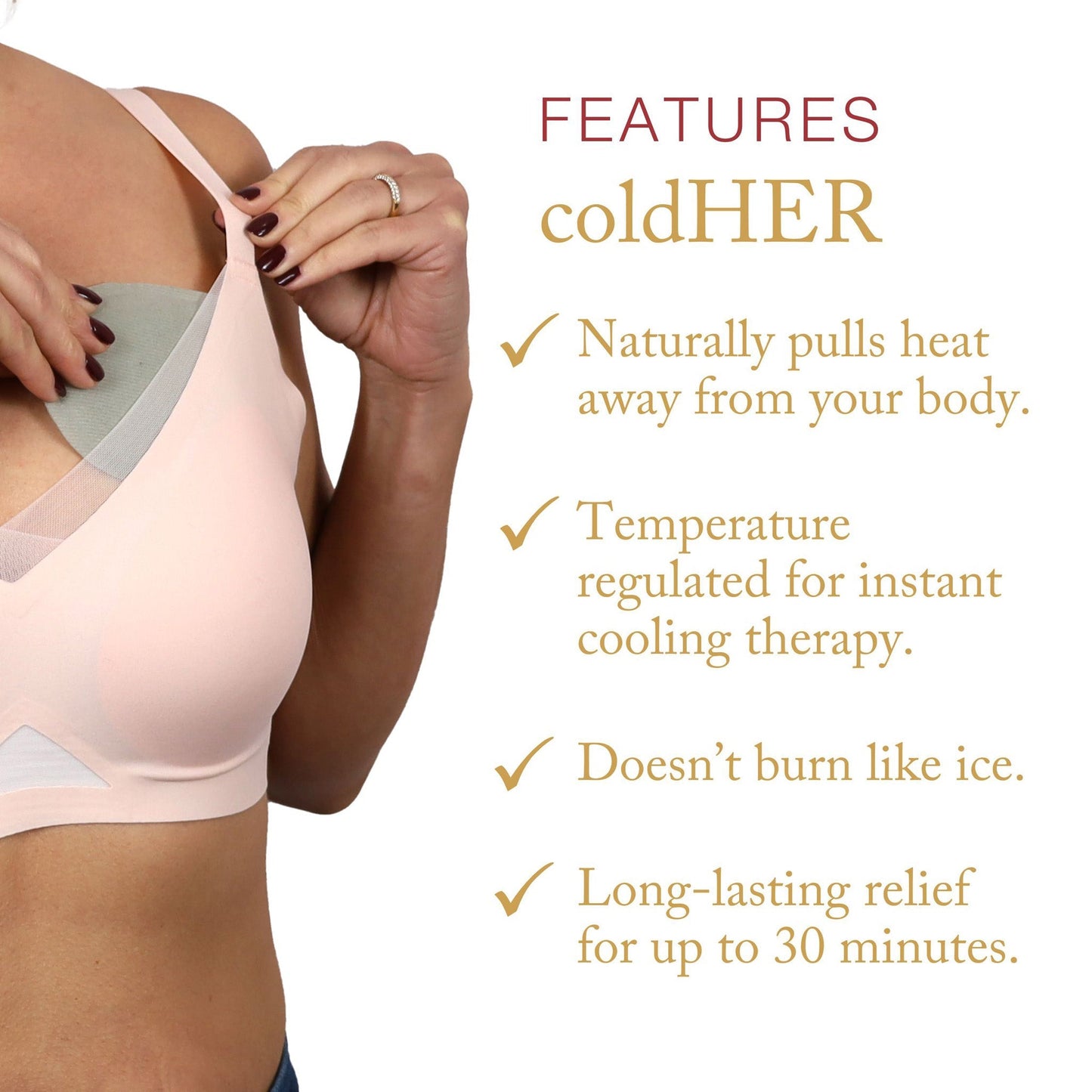 coldHER™ Cooling Bra Inserts