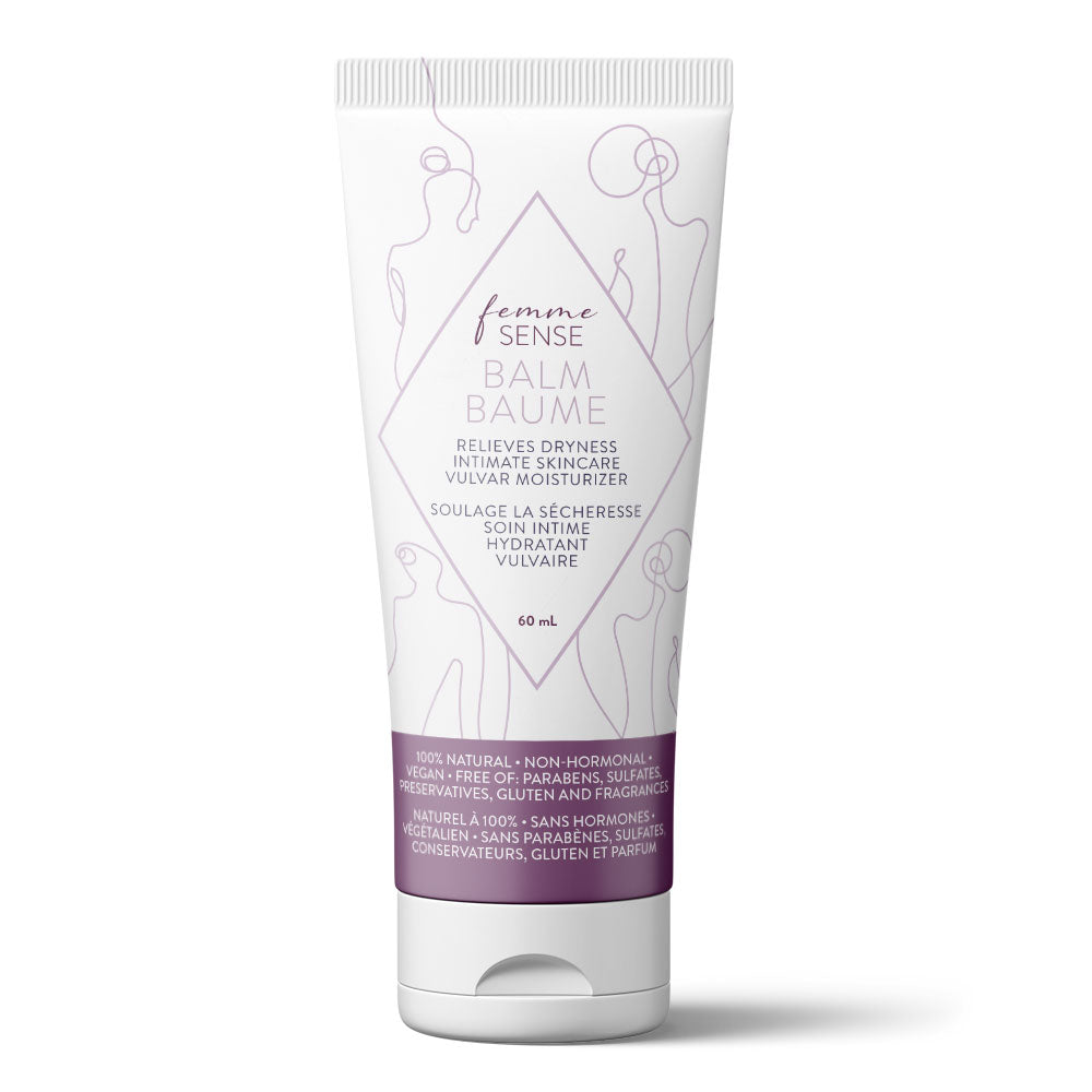Femme Sense image of a non-hormonal vulvar moisturizer.