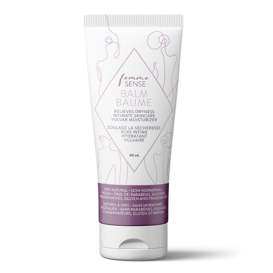 Femme Sense image of a non-hormonal vulvar moisturizer.